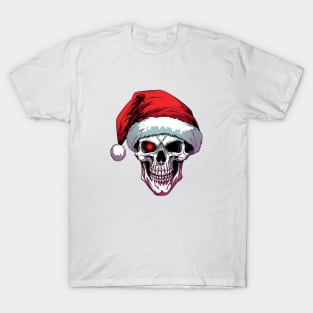 Christmas Celebration with a Skull Twist T-Shirt